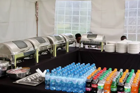 Drinks station at an event